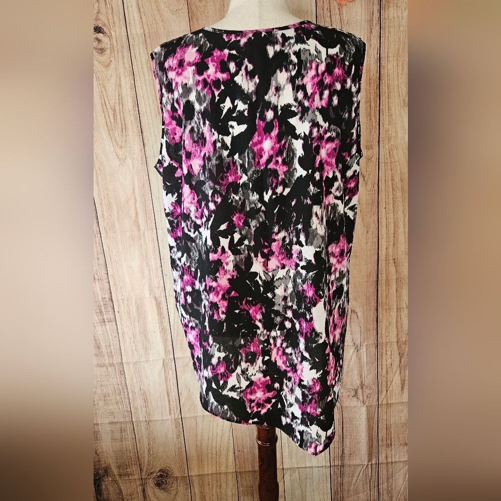 DEX Ruffle Front Asymetical Shell Plus Size - Picture 5 of 13